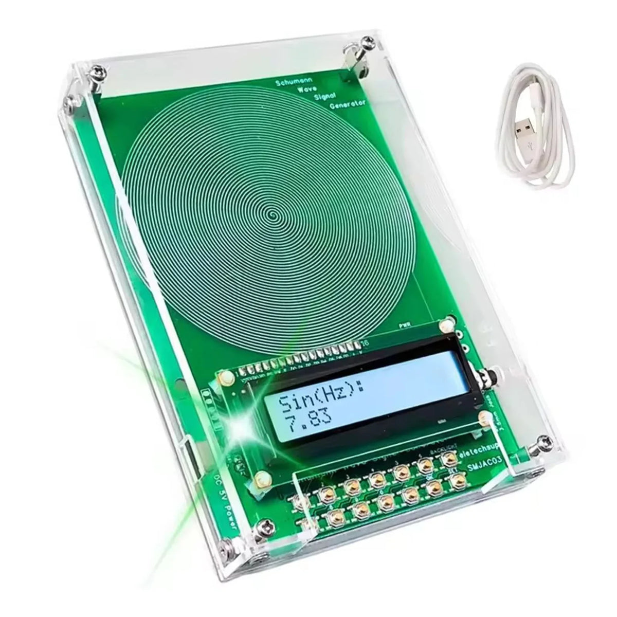 Schumann Wave Generator 0.01Hz–100KHz Pure Sine Signal