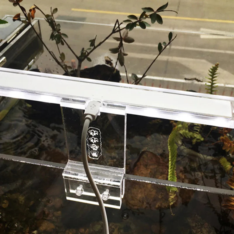 LED Aquarium Clip-On Light 2W 5V Strip Lamp for Fish Tanks