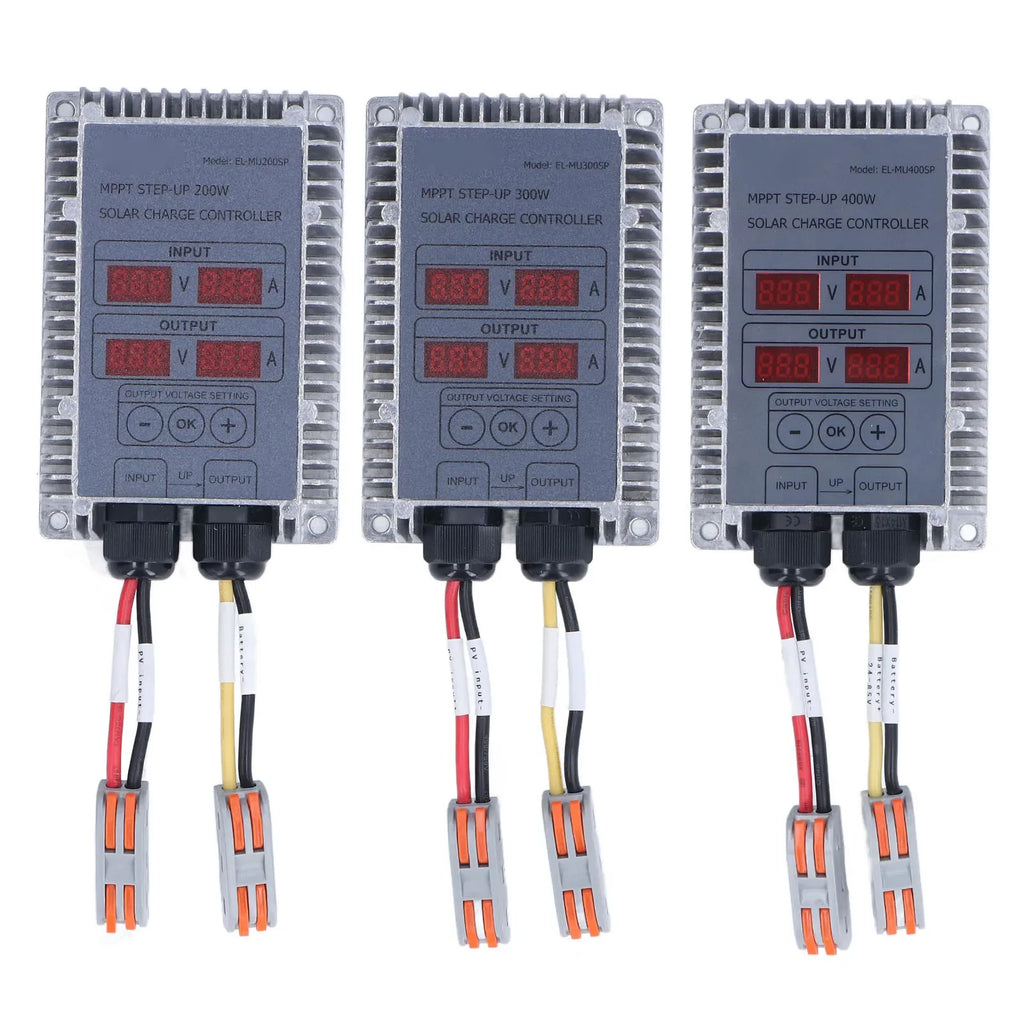 Solar Battery Controller Boost MPPT Voltage Adjustable Waterproof