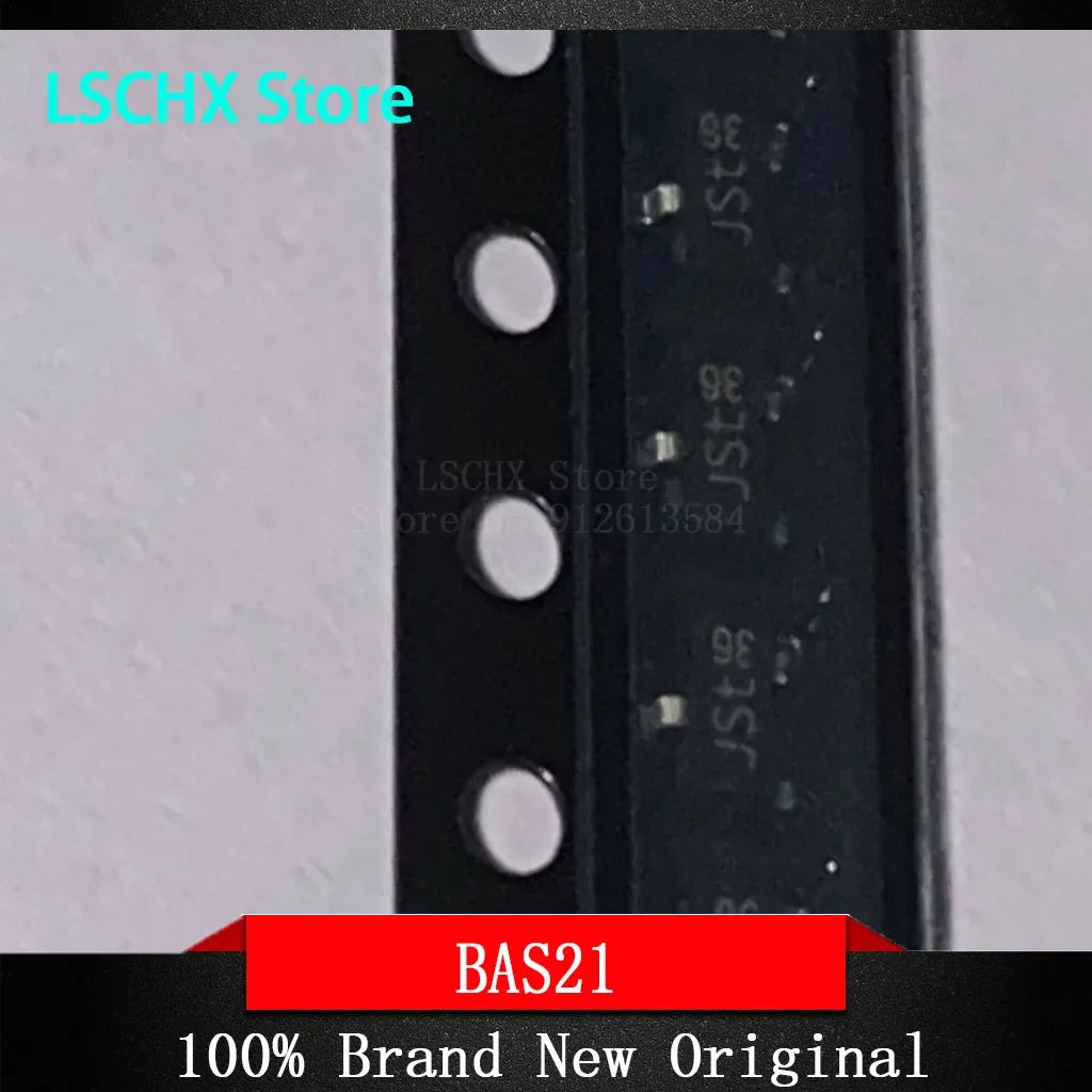 50pcs BAS20 BAS21 BAS29 SOT-23 Switching Diodes – General Purpose