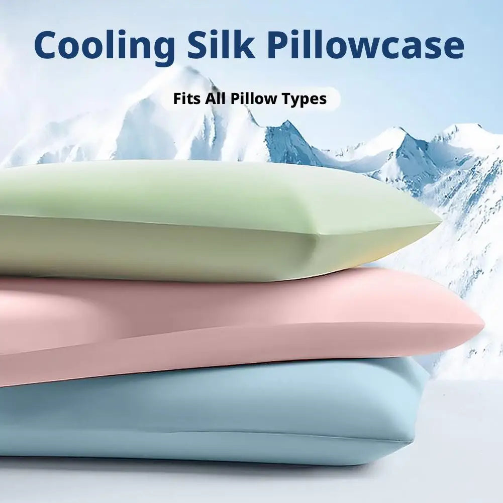 Breathable Cooling Pillowcase | Silky Soft Moisture-Wicking Sleep