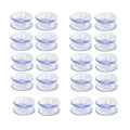 20Pcs Double-Sided Suction Cups – Clear Non-Slip PVC Pads