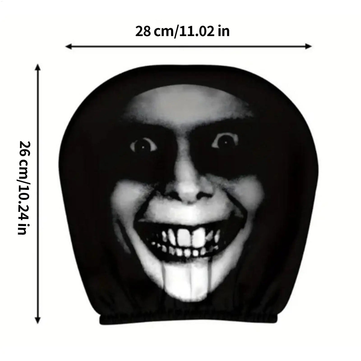 Car Head Rest Covers Halloween Seat Protector Funny Vehicle