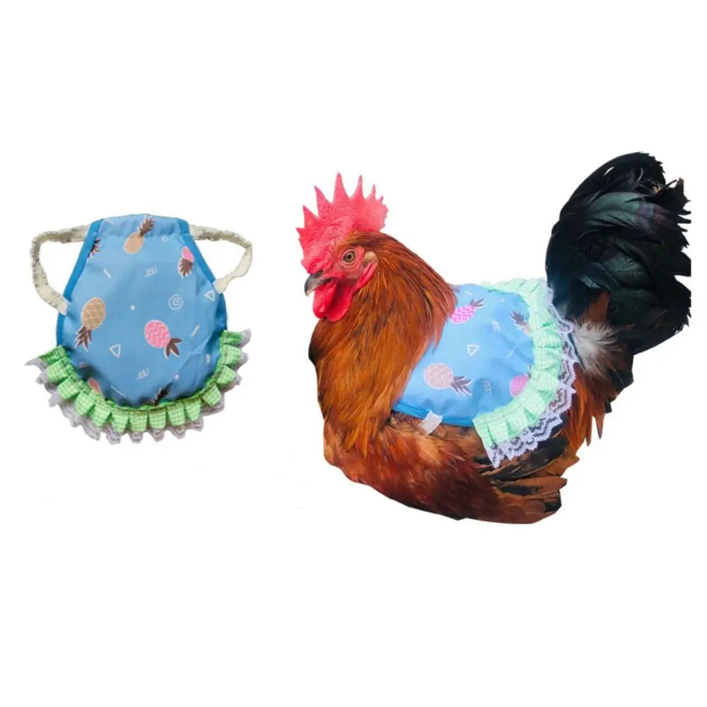 Adjustable Chicken Saddle Apron – Soft Hen Feather Protector