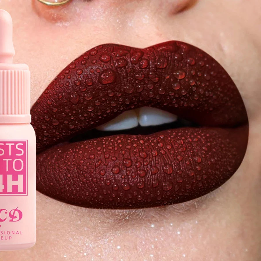 MCD 19-Color Matte Liquid Lipstick – Waterproof Long-Lasting