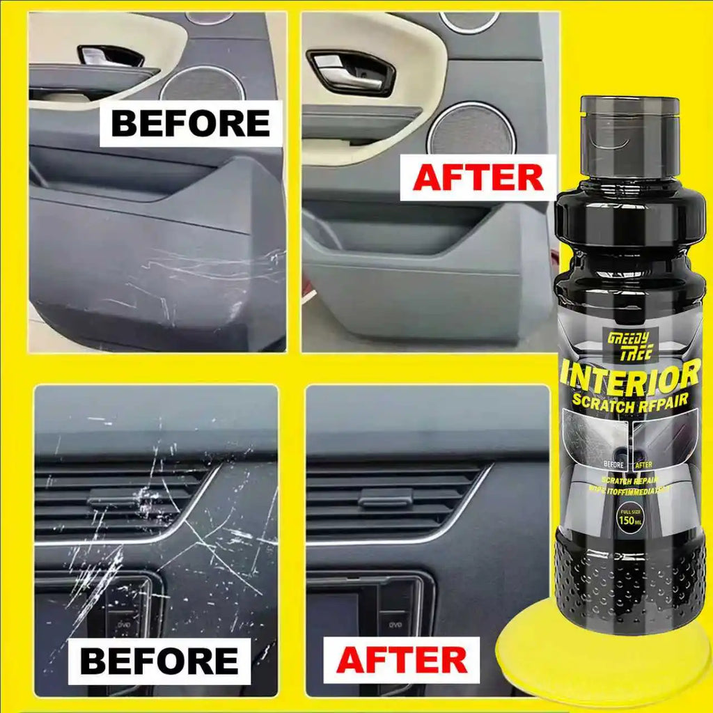 Car Interior Scratch Repair Kit – Plastic Restorer & Wax Coat