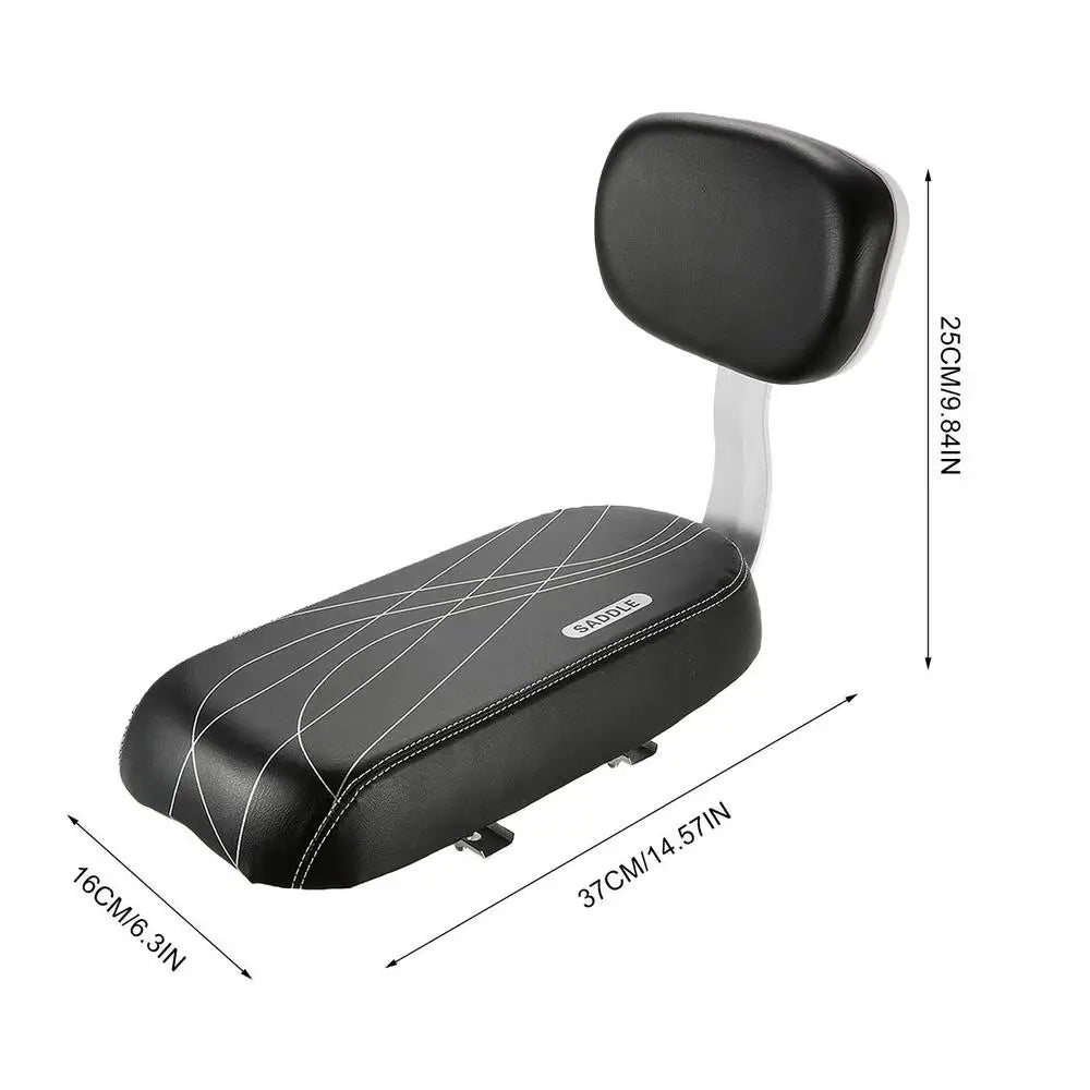 Child Rear Bike Seat with Armrest & Footrest – Universal Fit