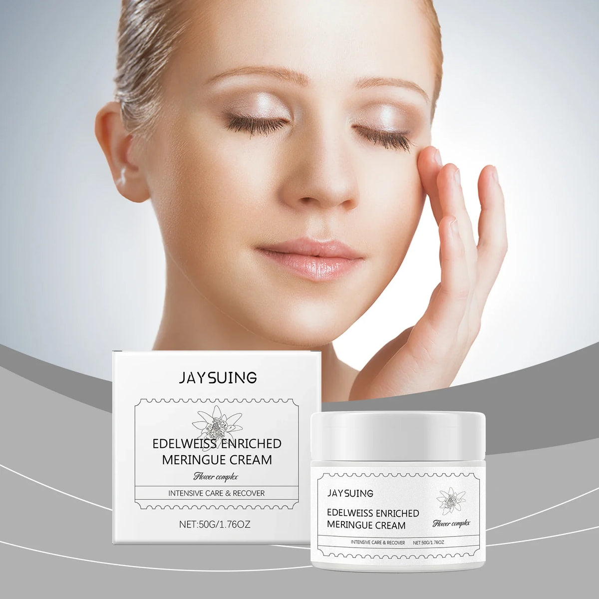 Jaysuing Collagen Cream & Hyaluronic Acid Essence | Deep Moisture
