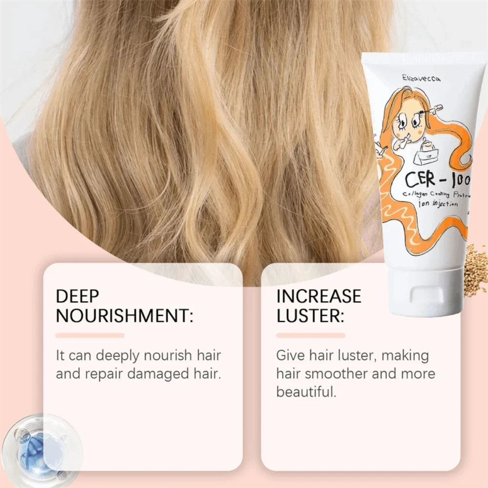 Cer-100 Collagen Protein Hair Mask – Repair Damaged Hair