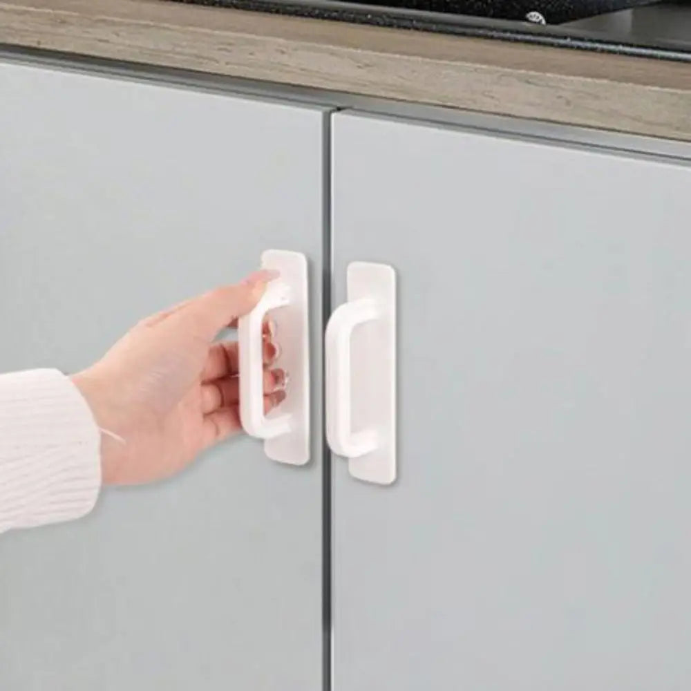 Self-Adhesive Cabinet Drawer Handles – No-Drill Door Knobs