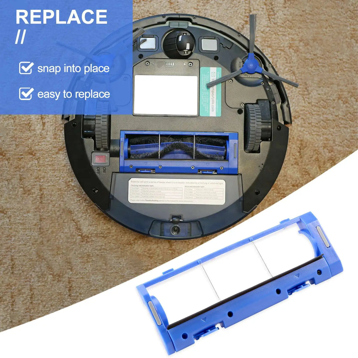 A36T- Replacement Brush Guard Eufy Robovac 11S MAX 15T 30 30C