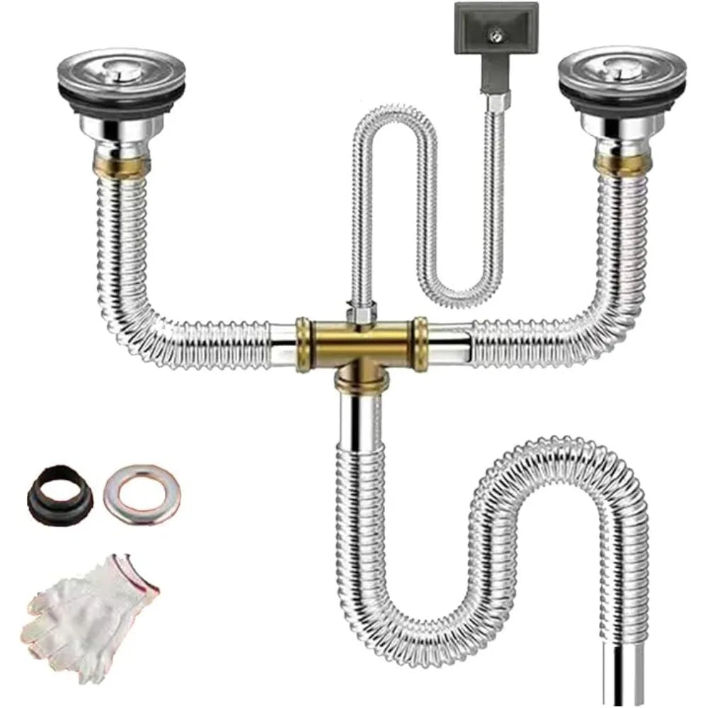 Stainless Steel Sink Drain Strainer – Anti-Odor & Rodent Guard
