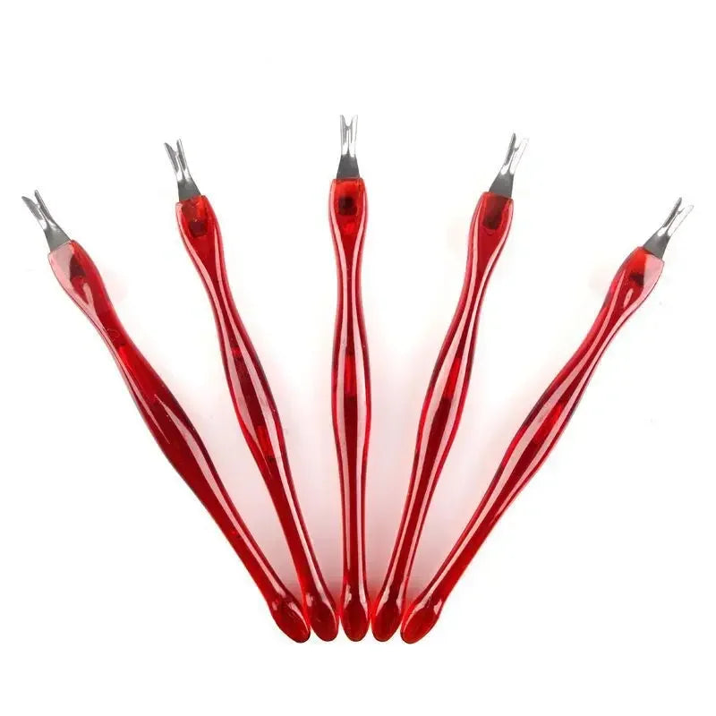 Stainless Steel Cuticle Pusher Nail Art Manicure Tool Set