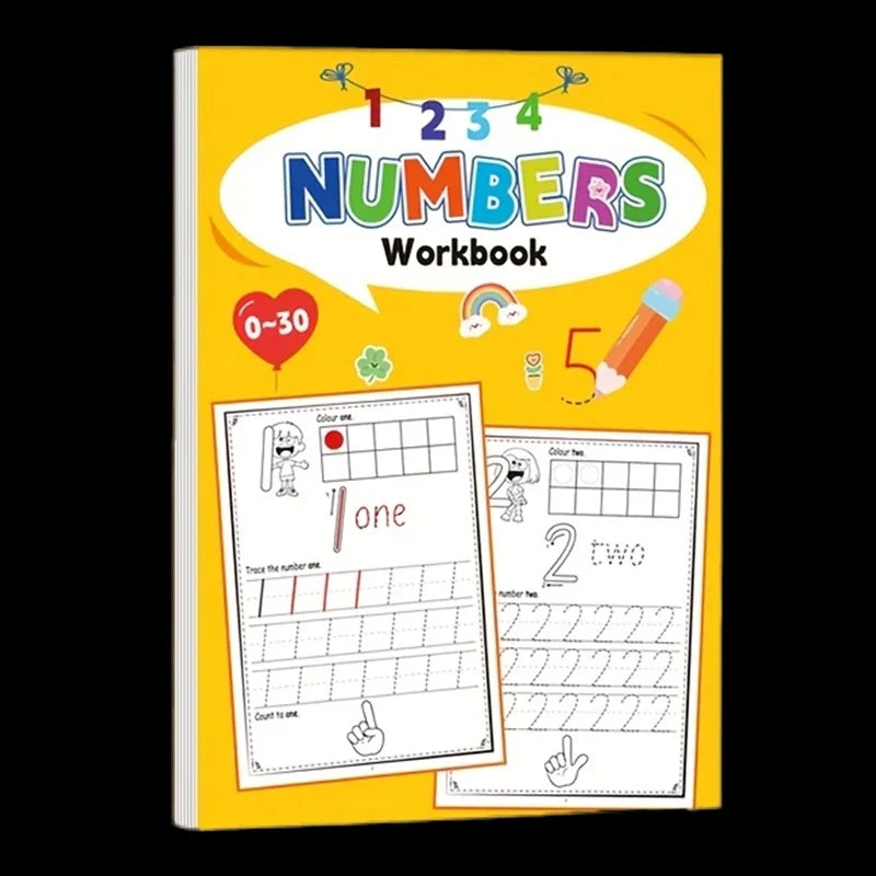 0-30 Digital Specialized Workbook Focusing Practice Correct Writing