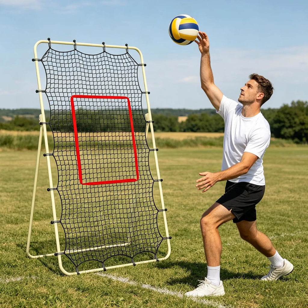 Volleyball Rebounder Net 7x4ft – Training Return Net & Target