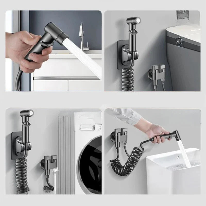 Handheld Bidet Sprayer Set – High-Pressure Bathroom Kit