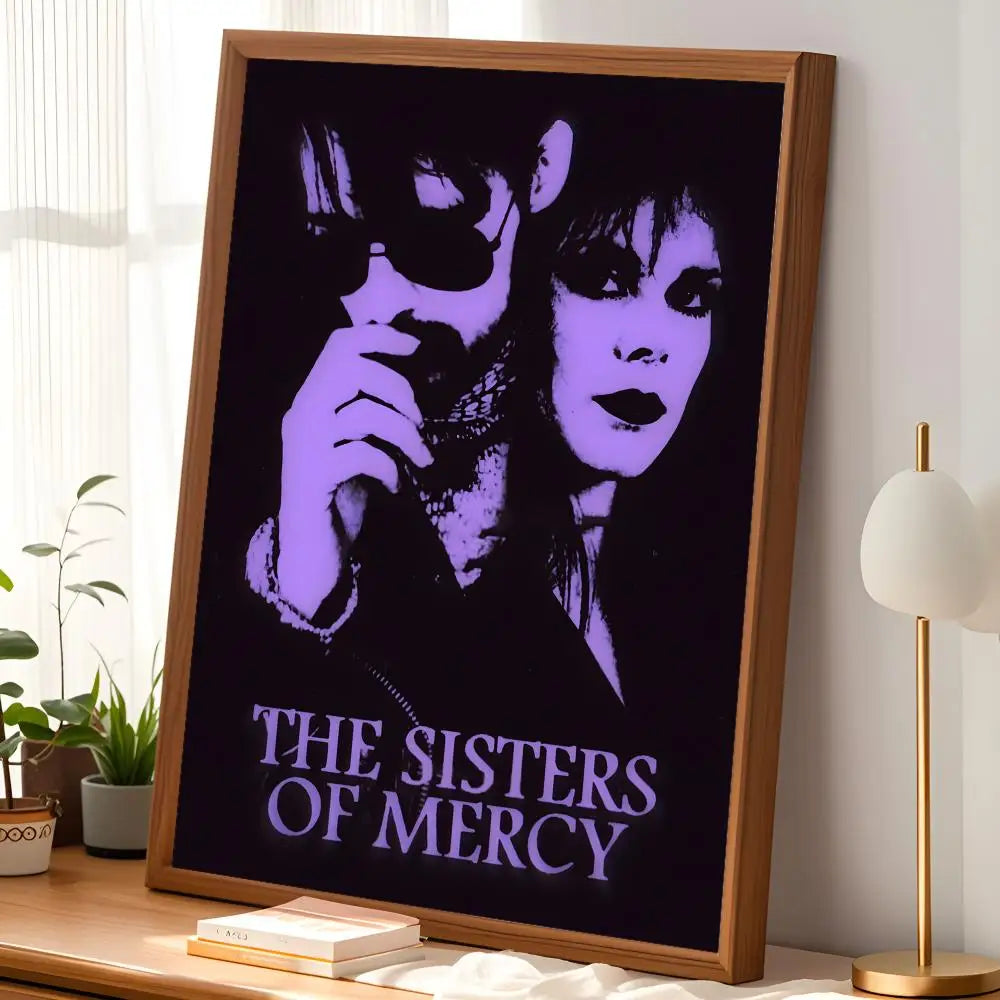 Sisters of Mercy Poster – Self-Stick HD Waterproof Wall Art