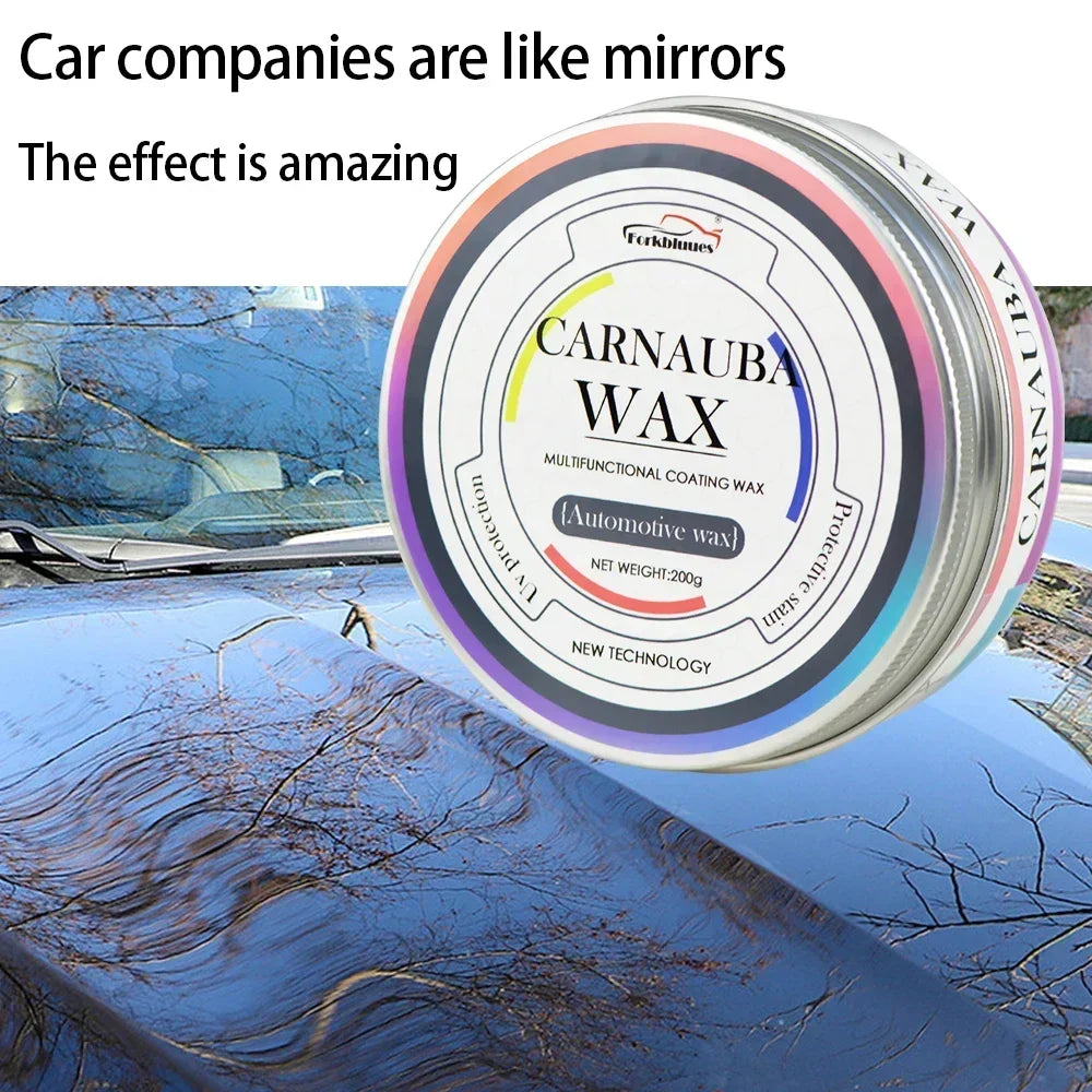 Carnauba Paste Car Wax Auto Paint Care Brazilian Polishing Gloss