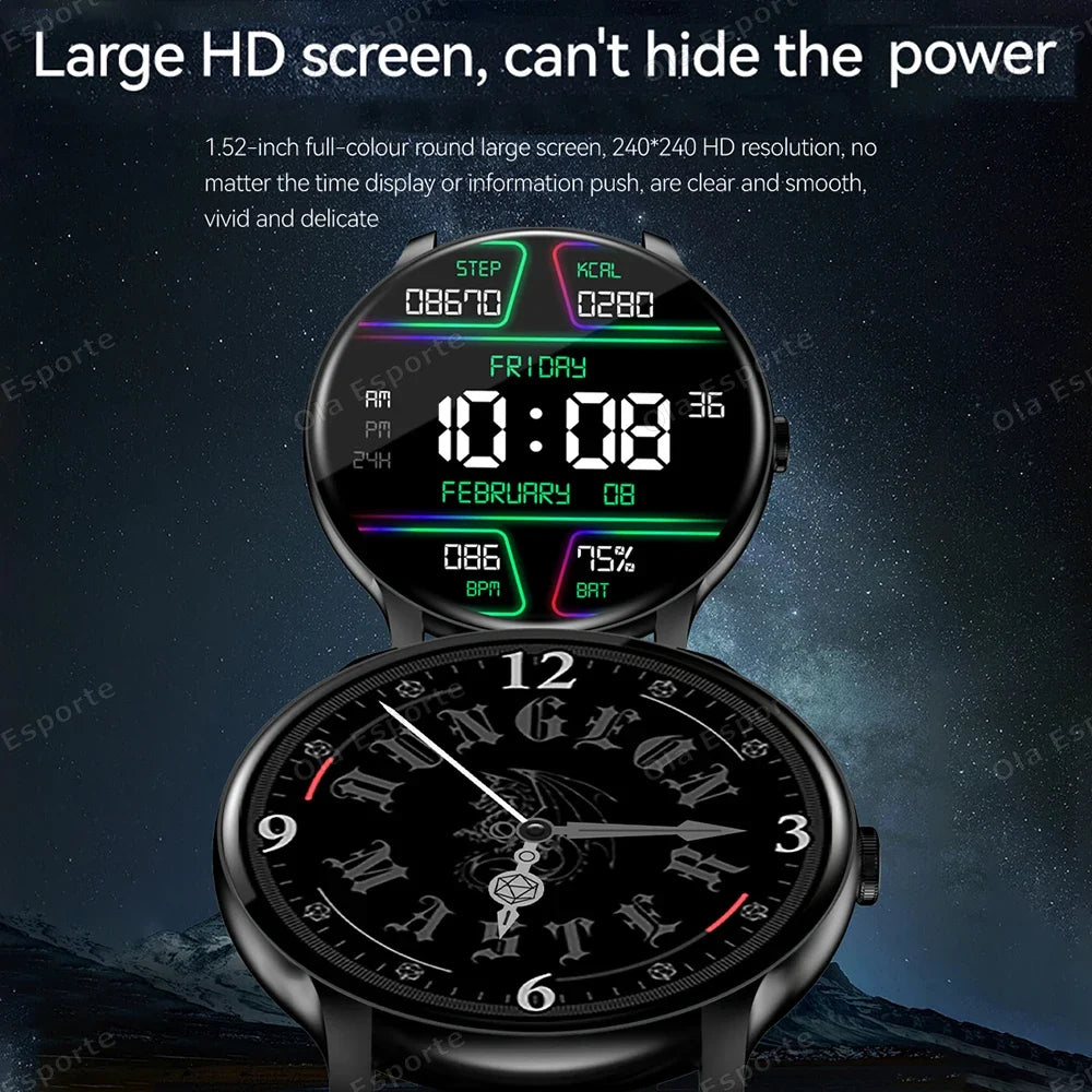 Smart Watch Women Men Full Touch Screen Bluetooth Call Smartwatch