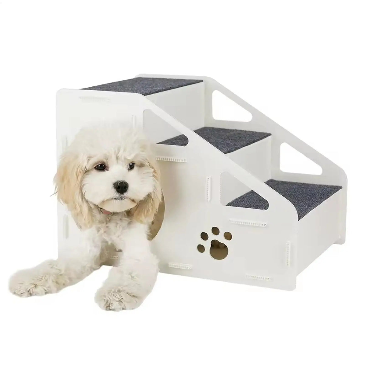 1 Foldable Non-slip Ramp Dog Stairs Small Puppy Ladder House Home