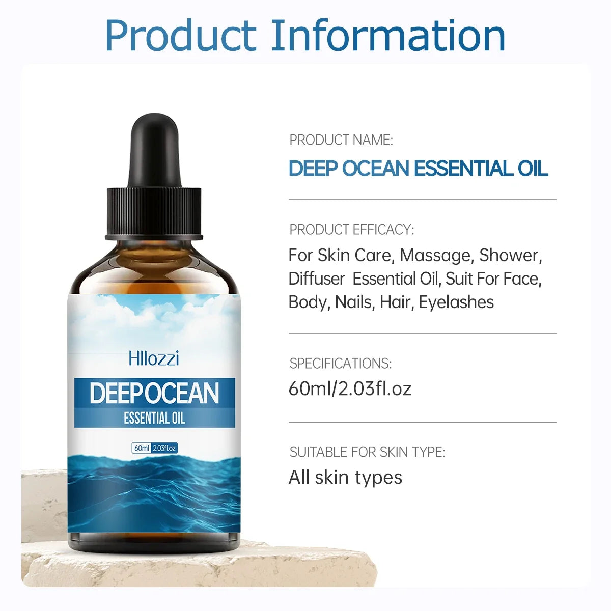 Deep Sea Essential Oil 30ml/60ml/100ml – Aromatherapy Fragrance