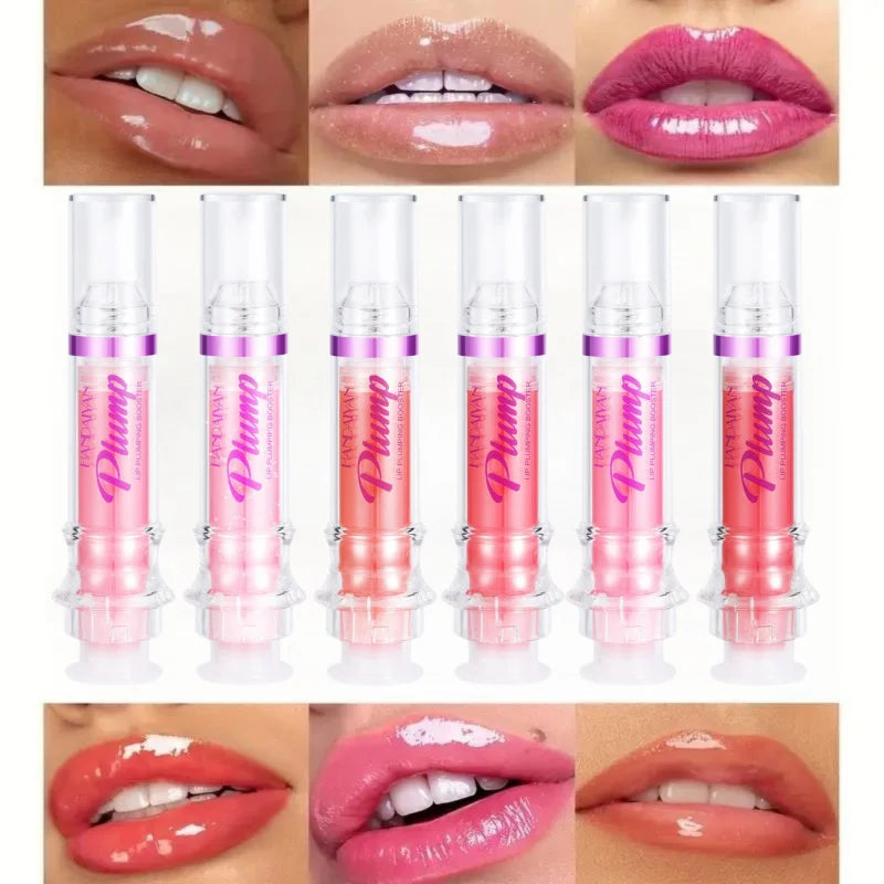 01 06 HANDAIYAN Transparent Lip Gloss Glossy Mirror Finish