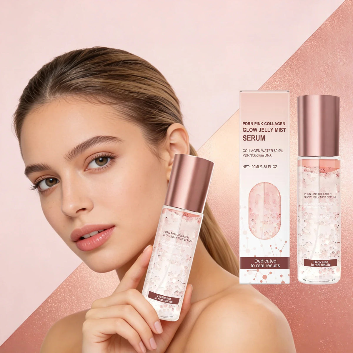 Hyaluronic Acid Collagen Jelly Mist Serum – Hydrate & Brighten
