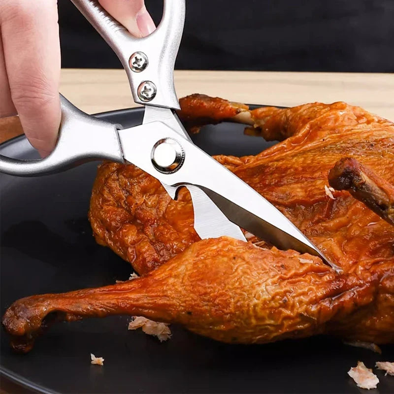 Heavy-Duty Stainless Steel Kitchen Scissors & Bone Shears