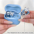 Butterfly Rhinestone Earbud Charms | Open Ear Earphone Clips