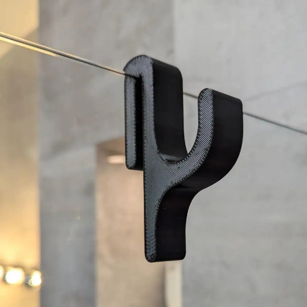 No-Drill Shower Door Clip-On Hooks | Towel & Bath Organizer