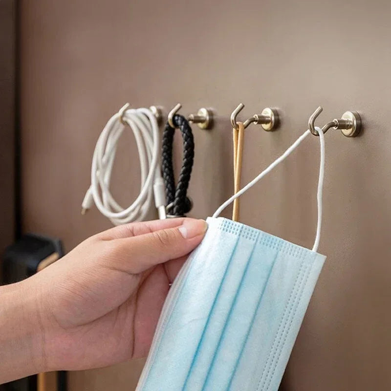 Strong Magnetic Wall Hooks – Kitchen, Bathroom & Home Storage