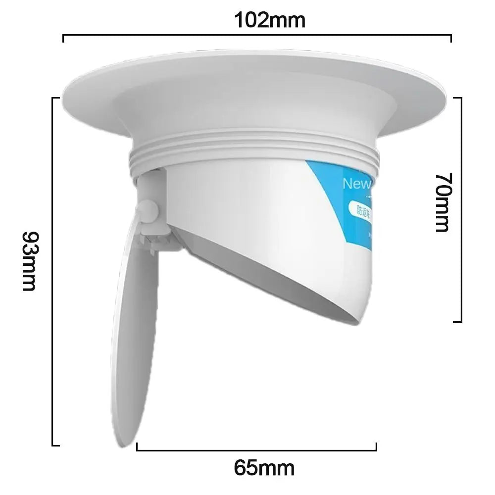 Anti-odor Squatting Pan Anti-smell Plug White Deodorize Anti-blocking
