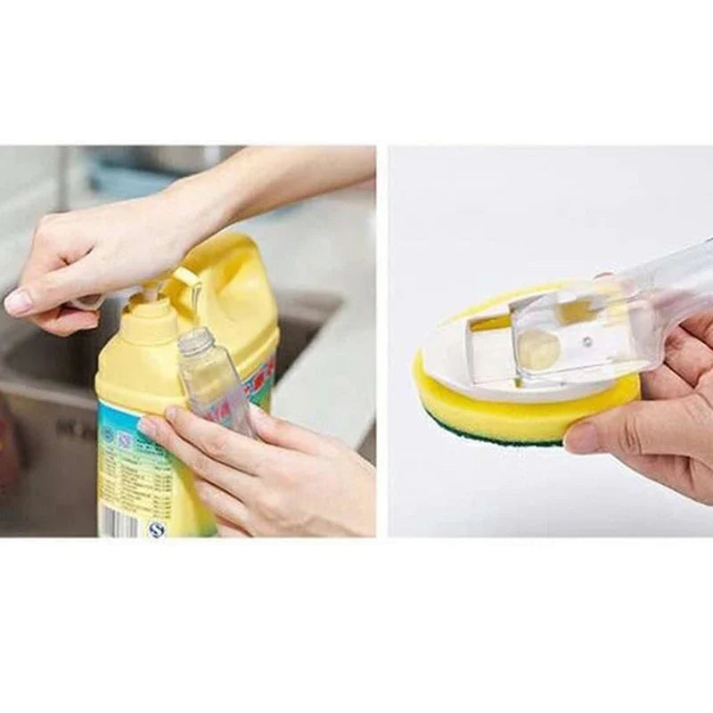 Dish Wand Soap Brush & Sponge Refill Set | Kitchen Scrubber