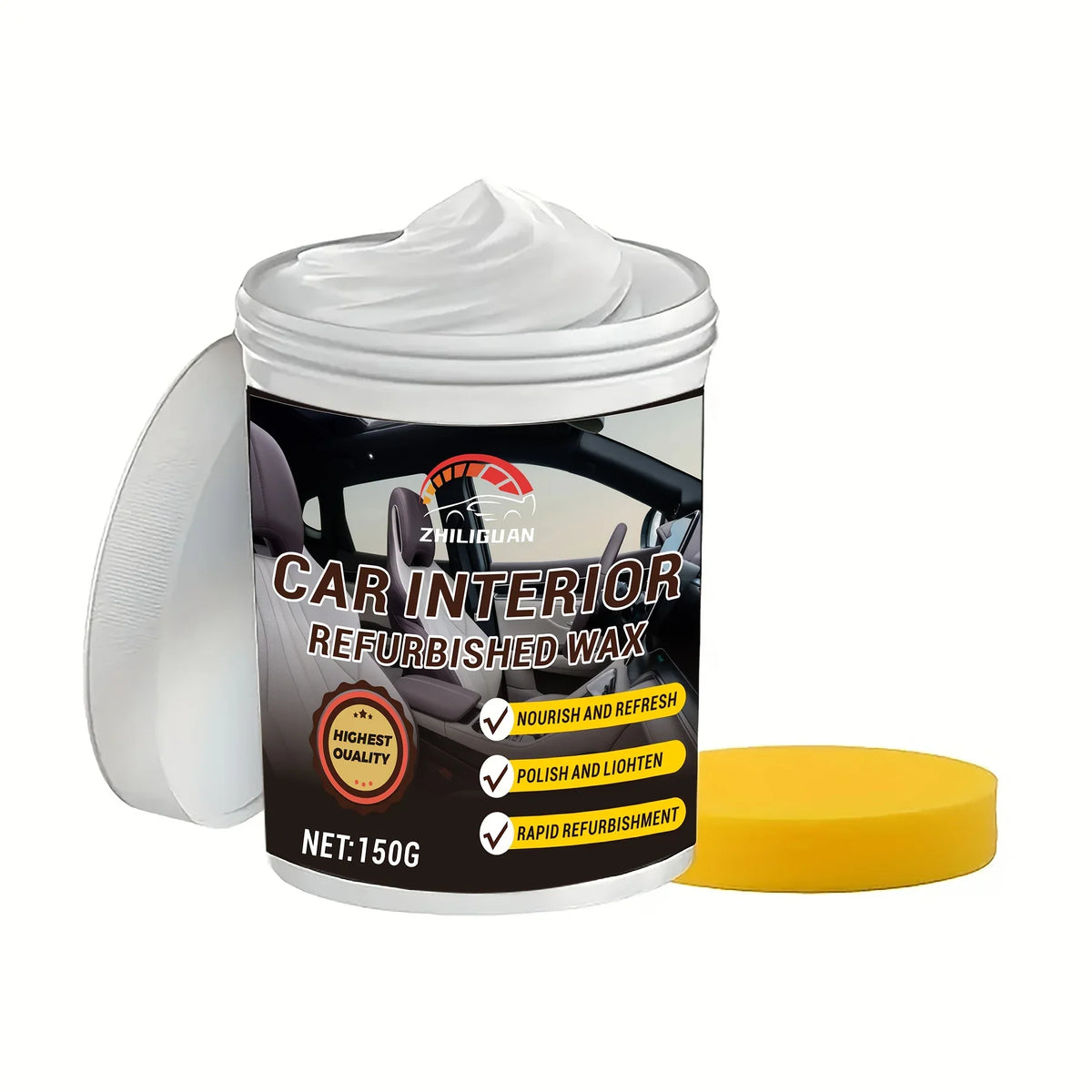 Car Interior Plastic Restorer & Panel Renewal Wax Kit