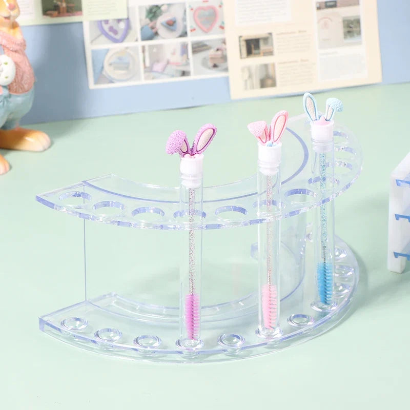 Acrylic Makeup Brush Holder & Organizer Stand | Beauty Storage