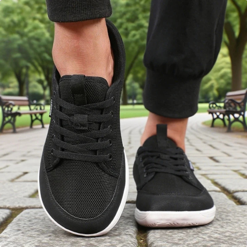 ZULIWAGN Men's Breathable Mesh Walking Shoes | Wide Fit