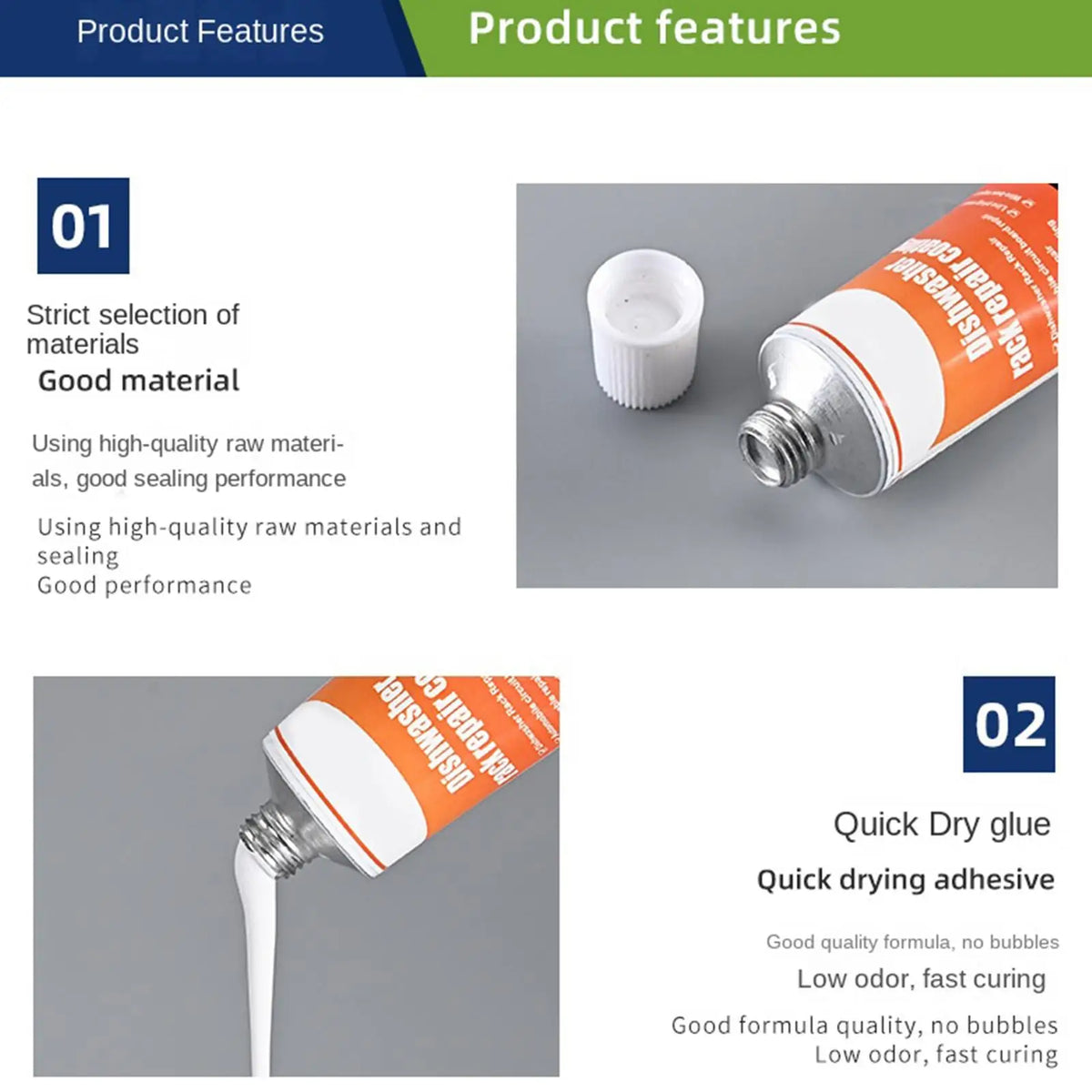 Dishwasher Rack Repair Coating Gel 50ml + 2 Brushes