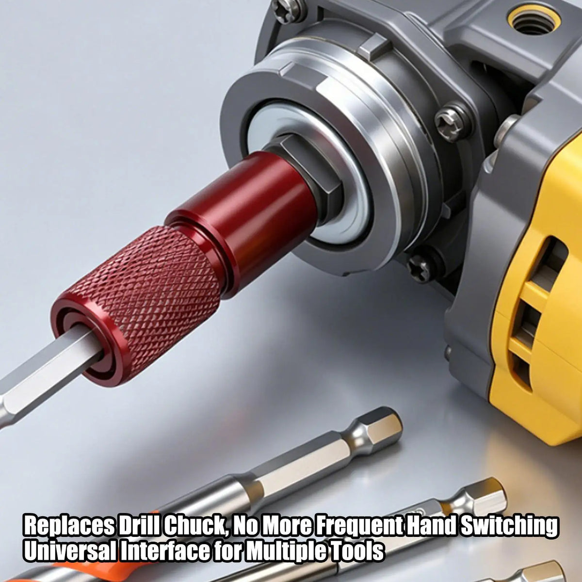 Angle Grinder Drill Adapter – Carbon Steel Quick Release Converter