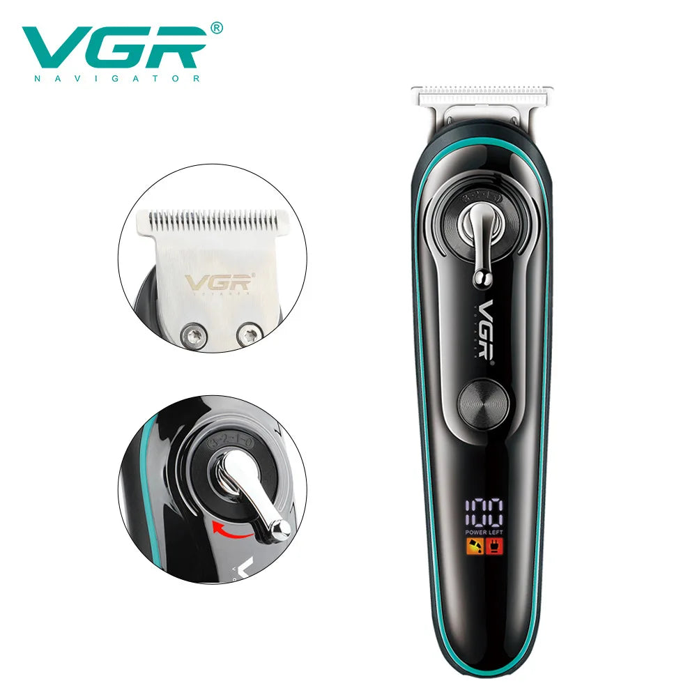 VGR V-075 Cordless Professional Hair Clipper & Trimmer for Men