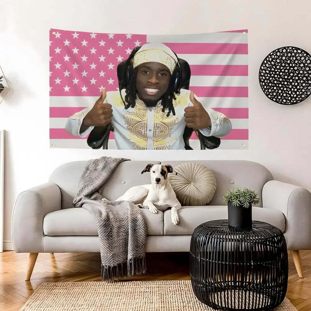 Celebrity Fan Art Wall Flag – Indoor & Outdoor Banner Decor