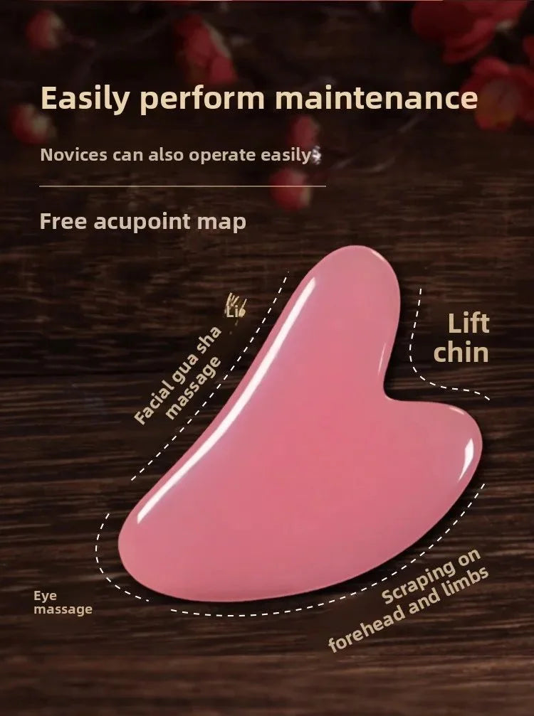 Facial Gua Sha Scraping Board & Acupoint Massage Stick