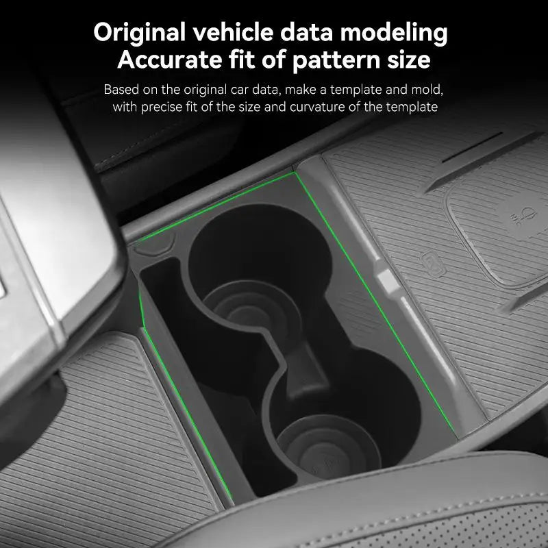 Cup Holder Insert for 2024–2025 Kia EV3 | Console Organizer