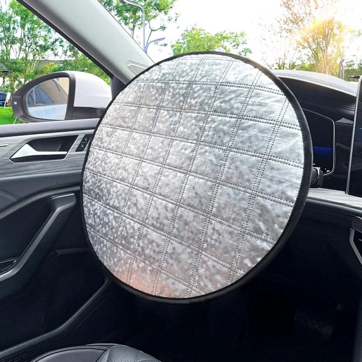 Car Steering Wheel Sun Shade Cover – UV & Heat Shield