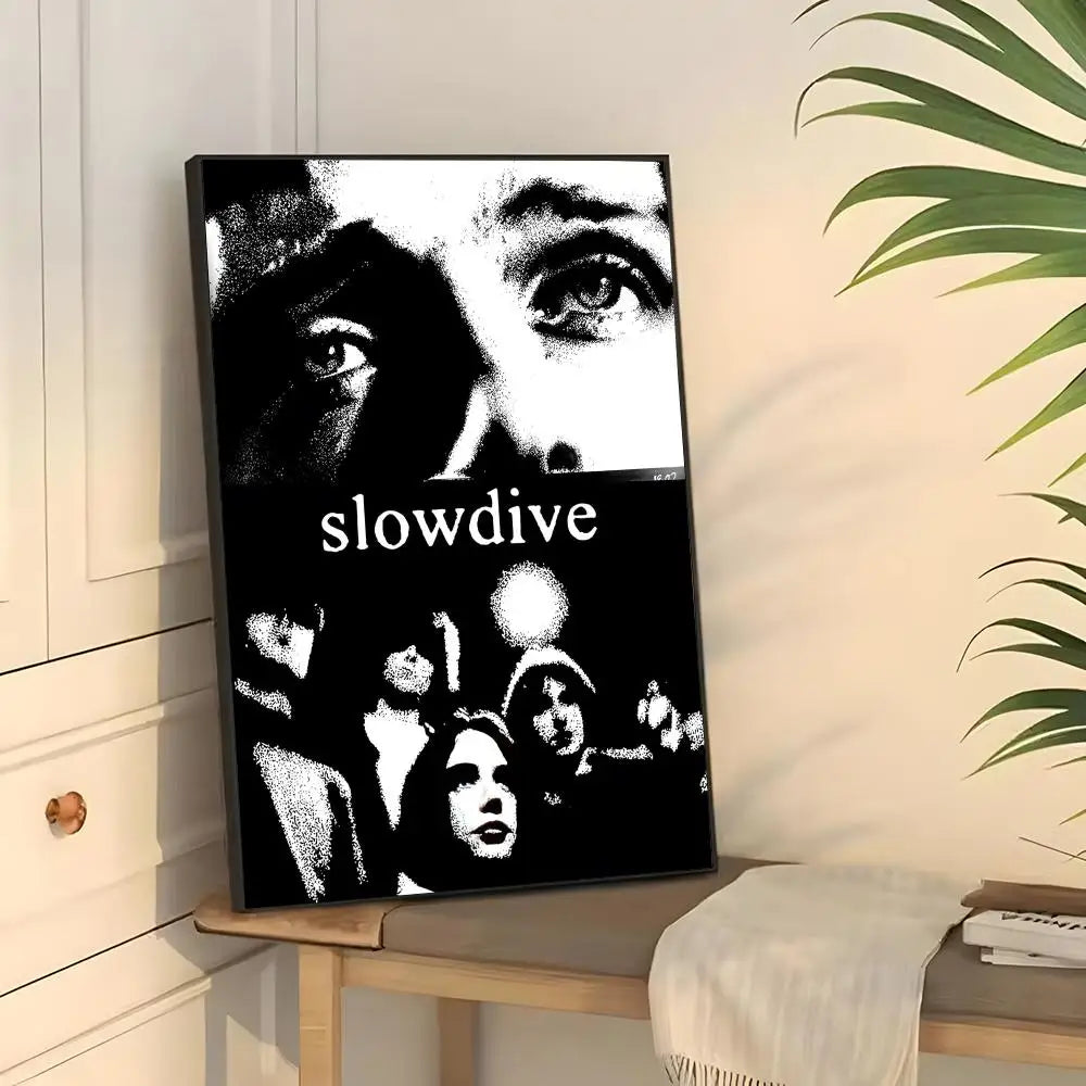 Slowdive Rock Band Poster Sticker – HD Wall Art Home Decor