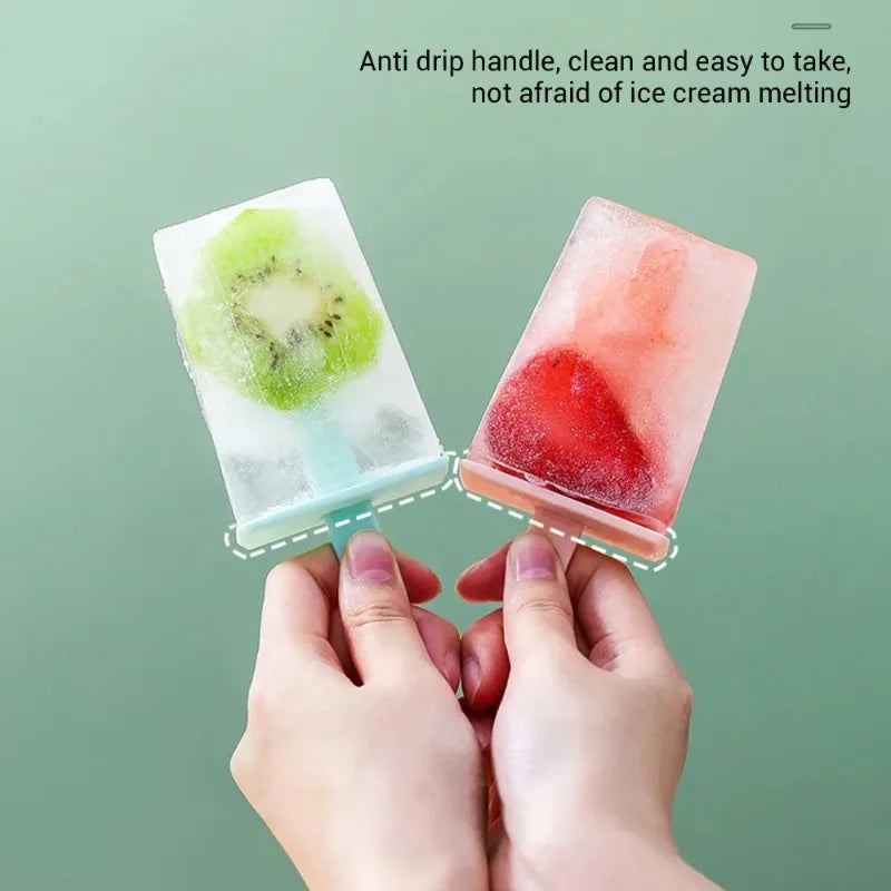 8-Grid DIY Popsicle Mold | Ice Cream & Ice Lolly Maker