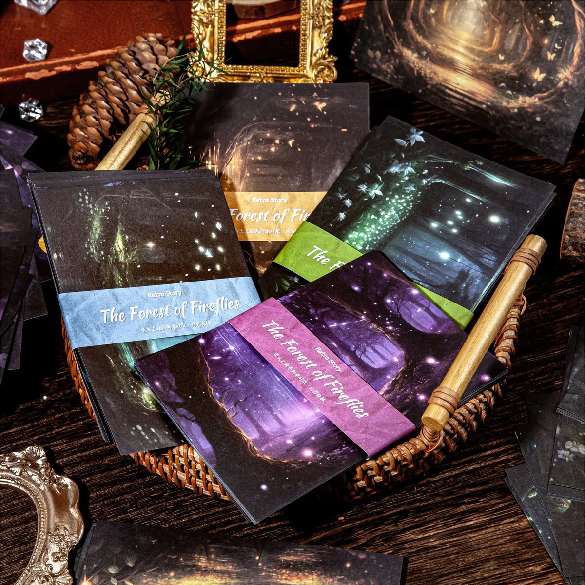 Life Material Paper Firefly Series Dreamy Background Handbook