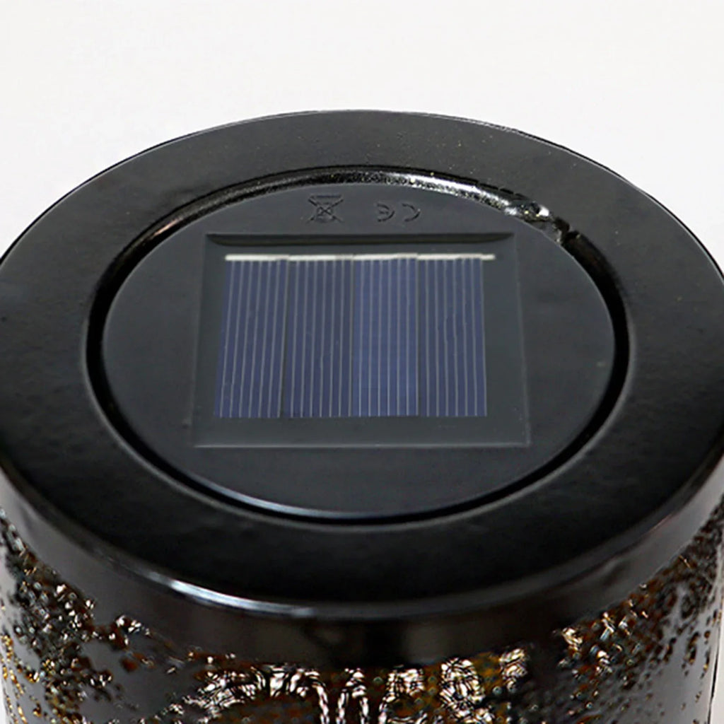 Solar Deer Iron Lantern | Outdoor Garden Projection Light