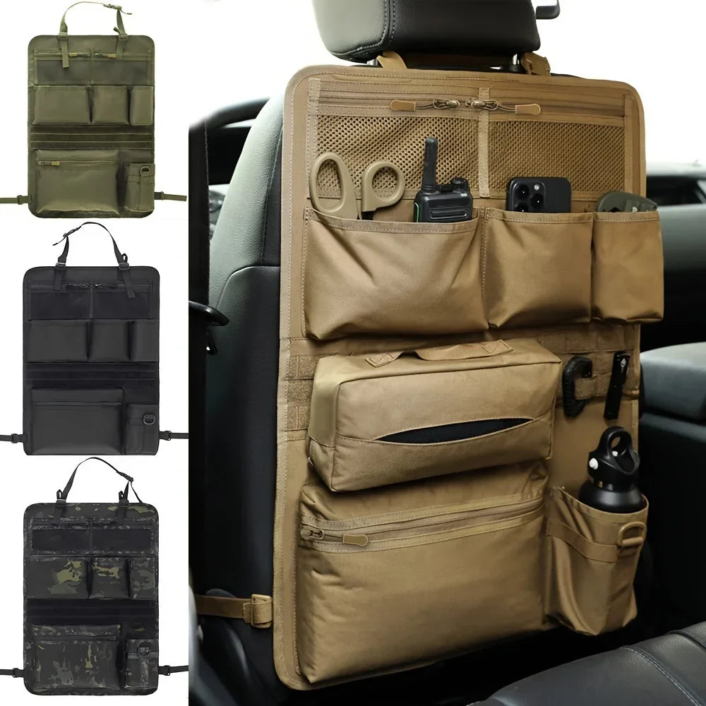 Multi-Pocket Backseat Organizer for SUVs & Trucks – Oxford Cloth