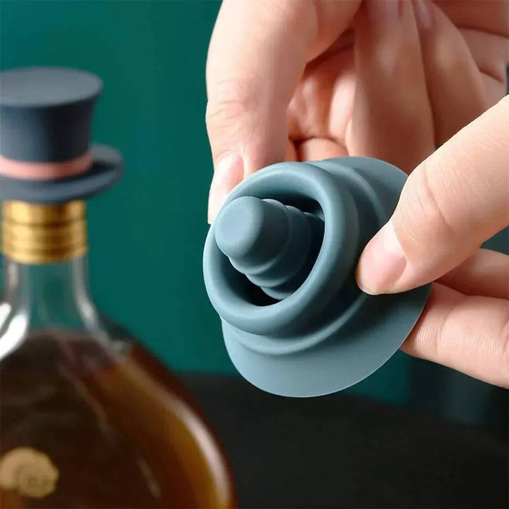 Magic Hat Silicone Wine Bottle Stopper | Fun Top Hat Design