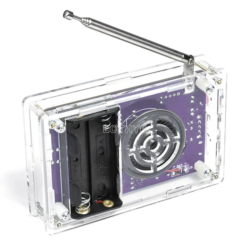 DIY FM Radio Soldering Kit RDA5807S 87–108MHz Dual Power Supply